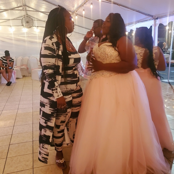 Plus Size Black White 3 piece Matching set - Picture 2 of 2